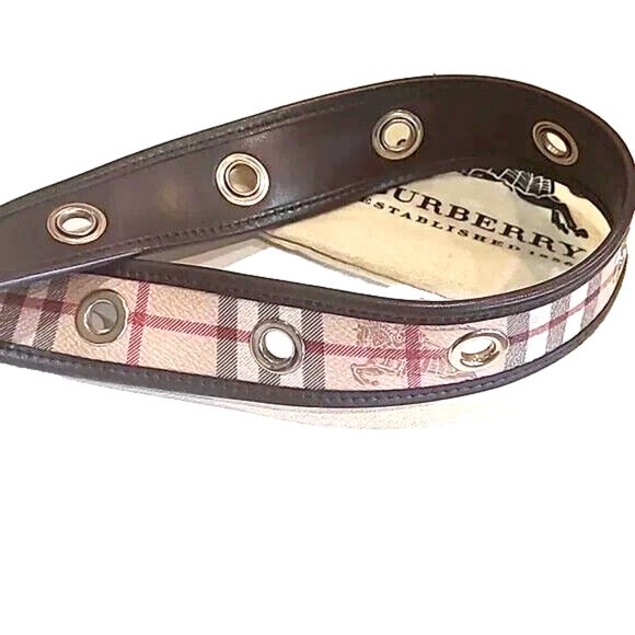 BURBERRY LEATHER BELT 100/40 with ORIGNAL BOX & DUST BAG - Picture 8 of 16